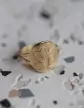 Bague Ronde Duo C&oelig;urs en Or &agrave; Personnaliser