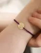 Bracelet Cordon Fille Lapin en Or - La F&eacute;e Galipette