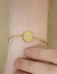 Bracelet Cha&icirc;ne Fille Papillons en Or - La F&eacute;e Galipette