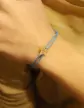 Bracelet &Eacute;toile en Or Personnalisable sur Cordon