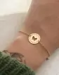 Bracelet Papillon Ajour&eacute; Femme Couronne de Laurier