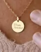 M&eacute;daille Amour en Or Personnalisable