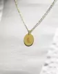 M&eacute;daille Ovale M Embl&egrave;me Zodiaque en Or &agrave; Personnaliser