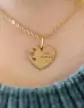 M&eacute;daille Coeur M Ajour&eacute;e Coeurs Mini Nous