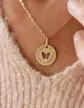 M&eacute;daille Papillon Ajour&eacute; M D&eacute;cor Fleur