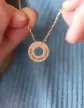 M&eacute;daille &agrave; Personnaliser en Or Cercle
