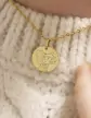 M&eacute;daille Petite Fille Lapin en Or - La F&eacute;e Galipette