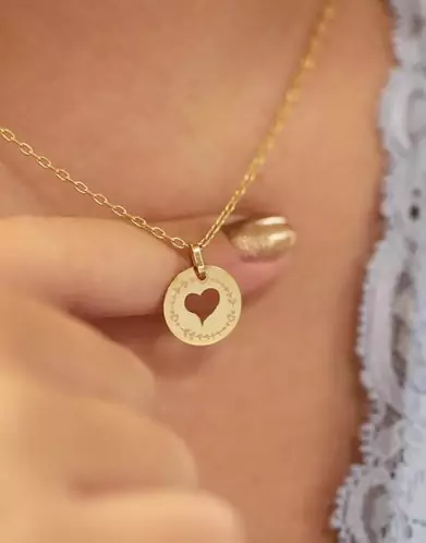 M&eacute;daille Coeur Ajour&eacute; M D&eacute;cor Coeur