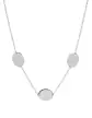 Collier Trois M&eacute;dailles Ovales en Or &agrave; Graver