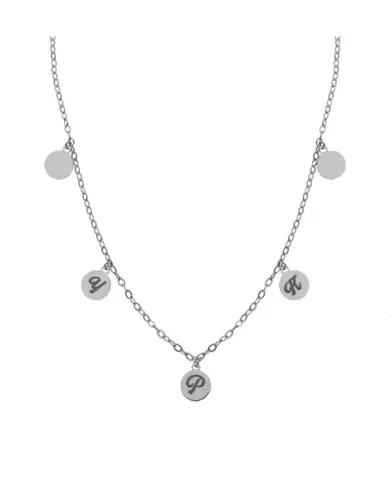 Collier Personnalis&eacute; Or 5 Pampilles