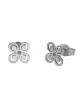 Boucles d&rsquo;Oreilles Fleur Ajour&eacute;e en Or