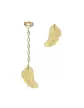 Boucles d&rsquo;Oreilles Plumes Asym&eacute;triques en Or