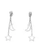 Boucles d&rsquo;Oreilles Pendantes Astres en Or