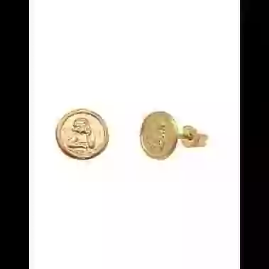 Boucles d&rsquo;Oreilles Ange en Or image cachée
