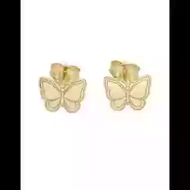 Boucles d&rsquo;Oreilles Papillon en Or image cachée