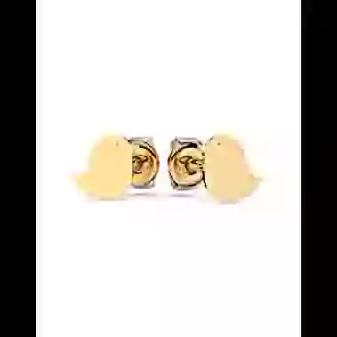 Boucles d&rsquo;Oreilles Oiseau en Or image cachée