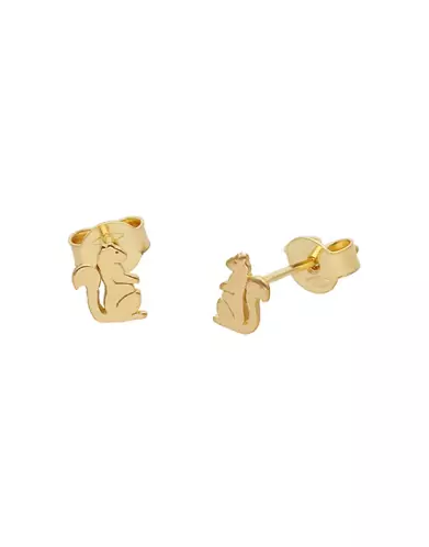 Boucles d&rsquo;Oreilles &Eacute;cureuil en Or