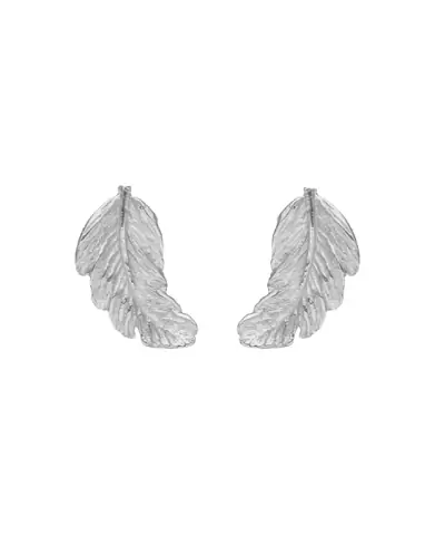 Boucles d&rsquo;Oreilles Plumes en Or