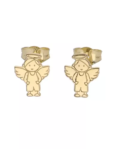 Boucles d&rsquo;Oreilles Ange Gar&ccedil;on en Or