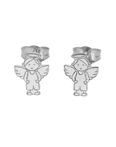 Boucles d&rsquo;Oreilles Ange Gar&ccedil;on en Or