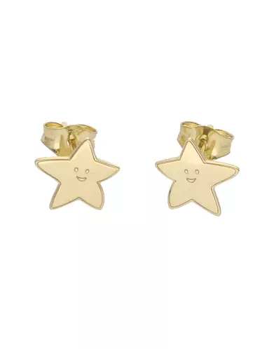 Boucles d&rsquo;Oreilles Etoile en Or