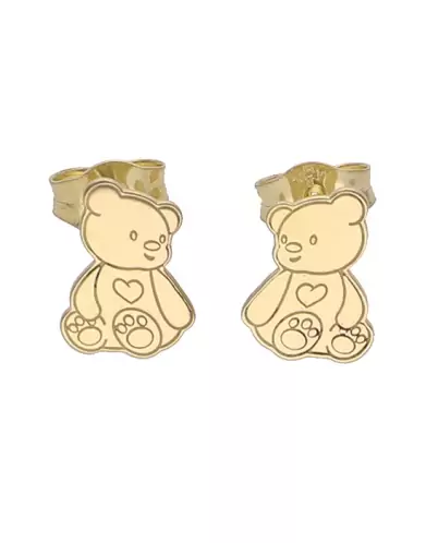 Boucles d&rsquo;Oreilles Ourson en Or