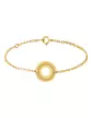 Bracelet Rond Ajour&eacute; Femme D&eacute;cor Art D&eacute;co