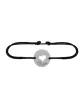 Bracelet C&oelig;ur Ajour&eacute; Cordon Personnalisable