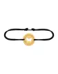 Bracelet Papillon Ajour&eacute; Cordon D&eacute;cor Laurier