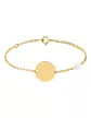 Bracelet Or Cha&icirc;ne Personnalis&eacute; Enfant Nacre C&oelig;ur