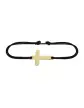 Bracelet Croix en Or Personnalisable Cordon