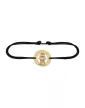 Bracelet Rond Main de Fatma en Or Personnalisable Cordon