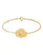 Bracelet Nuage Enfant Lettre grav&eacute;e Style Floral