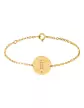 Bracelet Rond Femme Signe Zodiaque Stylis&eacute; en Or Personnalisable