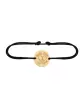 Bracelet Rond Cordon Make Love Not War en Or &agrave; Personnaliser