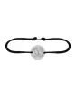 Bracelet Rond Cordon Make Love Not War en Or &agrave; Personnaliser