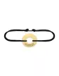 Bracelet Cordon Personnalis&eacute; Or Cercle