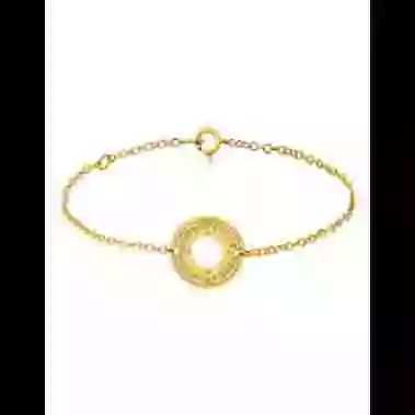 Bracelet Rond Ajour&eacute; Homme D&eacute;cor Boussole image cachée