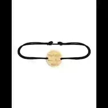 Bracelet Rond Cordon Papa Mon Hero en Or &agrave; Personnaliser image cachée