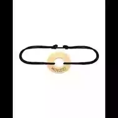 Bracelet Cordon Personnalis&eacute; Or Cercle image cachée