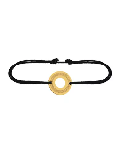 Bracelet Rond Ajour&eacute; Cordon D&eacute;cor art d&eacute;co