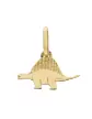 Pendentif Dinosaure St&eacute;gosaure Or