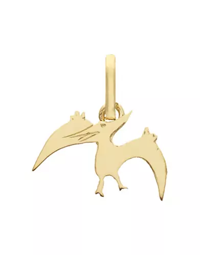 Pendentif Dinosaure Pt&eacute;rodactyle Or