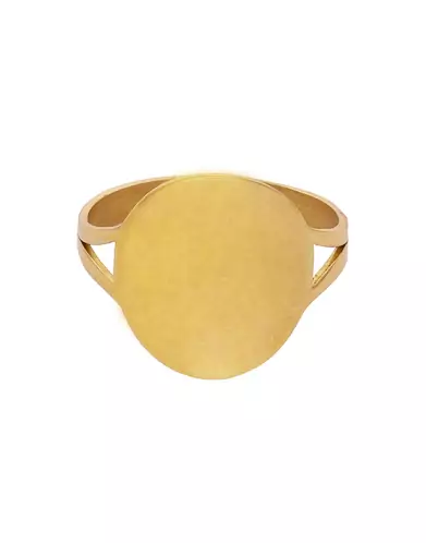 Bague Ronde en Or &agrave; Personnaliser