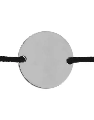 Bracelet Rond en Or Personnalisable sur Cordon
