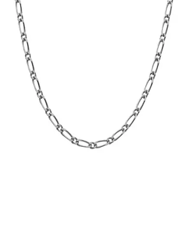 Cha&icirc;ne Maille Altern&eacute;e 1/1 60 cm en Or