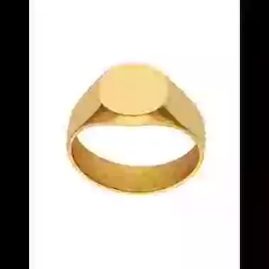 Chevali&egrave;re Femme Ronde en Or &agrave; Graver image cachée