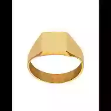 Chevali&egrave;re Femme Carr&eacute;e en Or &agrave; Graver image cachée