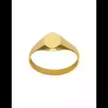 Chevali&egrave;re Enfant Rond &agrave; Graver en Or image cachée