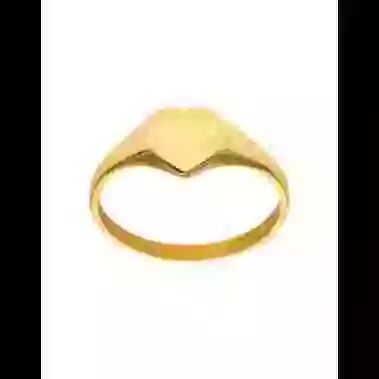 Chevali&egrave;re Femme C&oelig;ur en Or &agrave; Graver image cachée